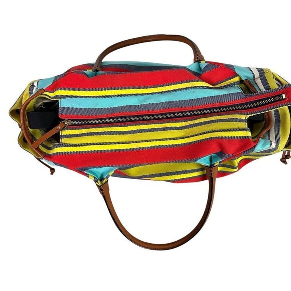 Kate Spade Key West Stevie Baby Diaper bag Stripe w/Changing Pad - Picture 3 of 13